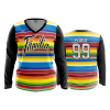 POP SLOW FD Womens V-Neck Longsleeve FAMILIA-2021