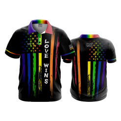 POP SLOW FD Polo LOVE-WINS-2021