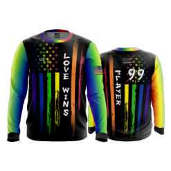 POP SLOW FD Long Sleeve MENS LOVE-WINS-2021