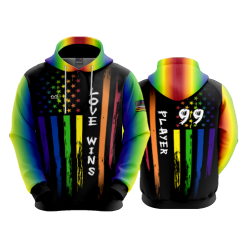 POP SLOW FD Hoody LOVE-WINS-2021