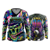 POP SLOW FD Womens V-Neck Longsleeve MISFITZ