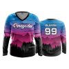 POP SLOW FD Womens V-Neck Longsleeve RENEGADES