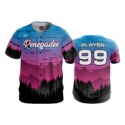 POP SLOW FD ProTek Mens Full Button Down - CL RENEGADES