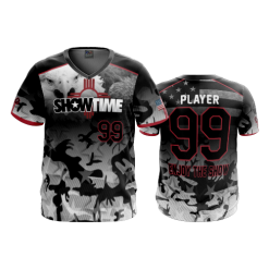 POP SLOW FD Sport V-Neck MENS SHOWTIME-BLACK