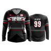 POP SLOW FD Womens V-Neck Longsleeve TOP-GUN