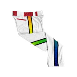 3021 CL WHITE CUSTOM BRAID MENS PANT WRECKING-BALLERS