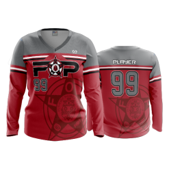 3045 FD Womens V-Neck Longsleeve FOP