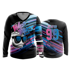 2124 FD Womens V-Neck Longsleeve WILD-THINGS-2021