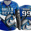 3047 FD Womens V-Neck Longsleeve BALLZ-DEEP