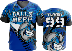 3047 FD Sport V-Neck MENS BALLZ-DEEP