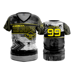 1199 FD Womens V-Neck PIONEER-RAILROADERS
