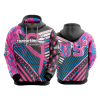 2386 FD Hoody THROWLINE-DRINKERY-PINK-BLUE-RIBBON