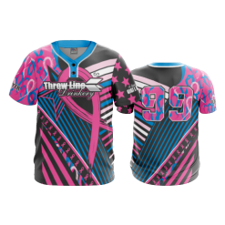 2386 FD MENS 2 BUTTON SCOOP NECK CL THROWLINE-DRINKERY-PINK-BLUE-RIBBON