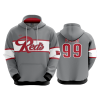 2908 FD Hoody REDS-CHARCOAL