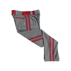 2908 CL CHARCOAL CUSTOM BRAID MENS PANT REDS-CHARCOAL