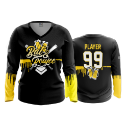 3063 FD Womens V-Neck Longsleeve BAT-AND-BOUJEE