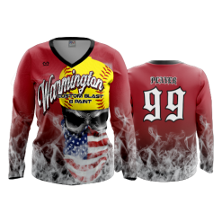 3079 FD Womens V-Neck Longsleeve WARMINGTON-CUSTOM-BLAST