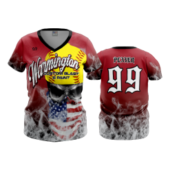 3079 FD Womens V-Neck WARMINGTON-CUSTOM-BLAST