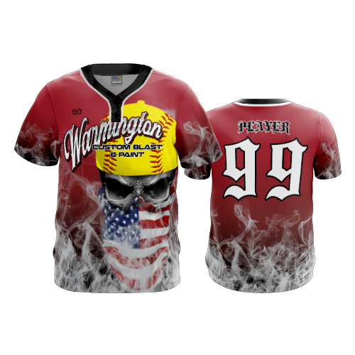 3079 FD MENS 2 BUTTON SCOOP NECK CL WARMINGTON-CUSTOM-BLAST