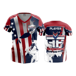 3084 FD Womens V-Neck FREEDOM-STRINGS