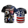 3061 FD Sport V-Neck MENS SPACE-COAST-BASEBALL-ACADEMY-BADASS