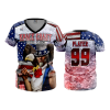 3061 FD Womens V-Neck SPACE-COAST-BASEBALL-ACADEMY-BAMF