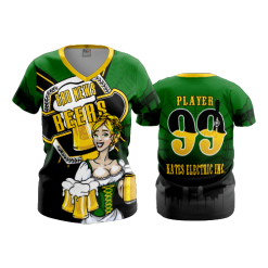 3058 FD Womens V-Neck BAD-NEWS-BEERS