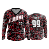 3062 FD Womens V-Neck Longsleeve HELLHOUNDS