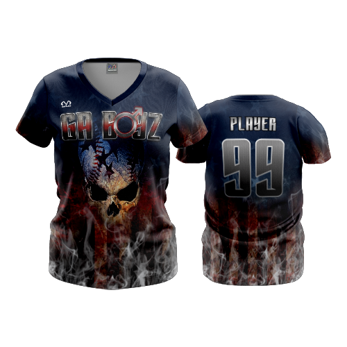 3060 FD Womens V-Neck GA-BOYZ-1