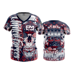 2950 FD Womens V-Neck UNITED-FORCES