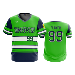 1986 FD Sport V-Neck MENS DGP&E-NAVY-LIME