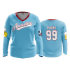 3080 FD Womens V-Neck Longsleeve ALCOBALLICS-1