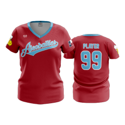 3080 FD Womens V-Neck ALCOBALLICS-2