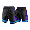 464 LIGHTWEIGHT MICROFIBER 160gsm SHORT THE-HIDEAWAY-FLO-PURP-FLO INK + $5