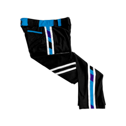 464 CL BLACK CUSTOM BRAID MENS PANT THE-HIDEAWAY-FLO-PURP-FLO INK + $5