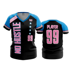 1773 FD Womens V-Neck NO-HUSTLE-1