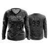 3087 FD Womens V-Neck Longsleeve GREASY-STRANGLERS