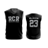 3078 FD Sport V-Neck Sleeveless RCRBLK