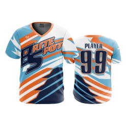 POP SLOW FD Sport V-Neck MENS BRITE-SPOT