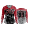 POP SLOW FD Womens V-Neck Longsleeve FEAR-THE-BEARD-2021