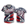 3085 FD Womens V-Neck POP-SLO-FREEDOM-USA