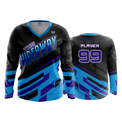 3074 FD Womens V-Neck Longsleeve POP-SLO-HIDEAWAY