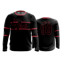 POP SLOW FD Long Sleeve MENS REDS