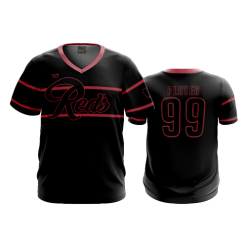 POP SLOW FD Sport V-Neck MENS REDS