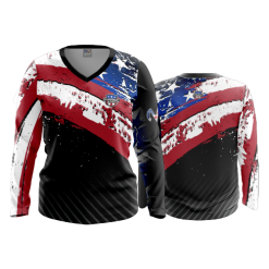 825 FD Womens V-Neck Longsleeve POWERBOAT-NATIONALS-2021