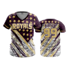 3094 FD Womens V-Neck TRIPLE-CROWN-ROYALS