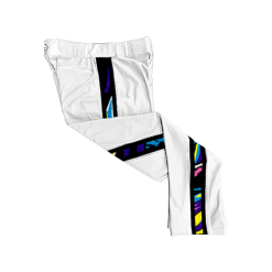 3088 CL WHITE CUSTOM BRAID MENS PANT MISFITS-WHITE