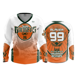 3089 FD Womens V-Neck Longsleeve JAGER-BOMBERS