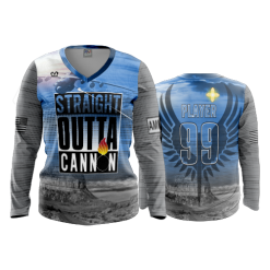 3105 FD Womens V-Neck Longsleeve STRAIGHT-OUTTA-CANNON-2