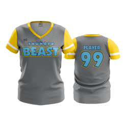 3104 FD Womens V-Neck THUNDER-BEASTS